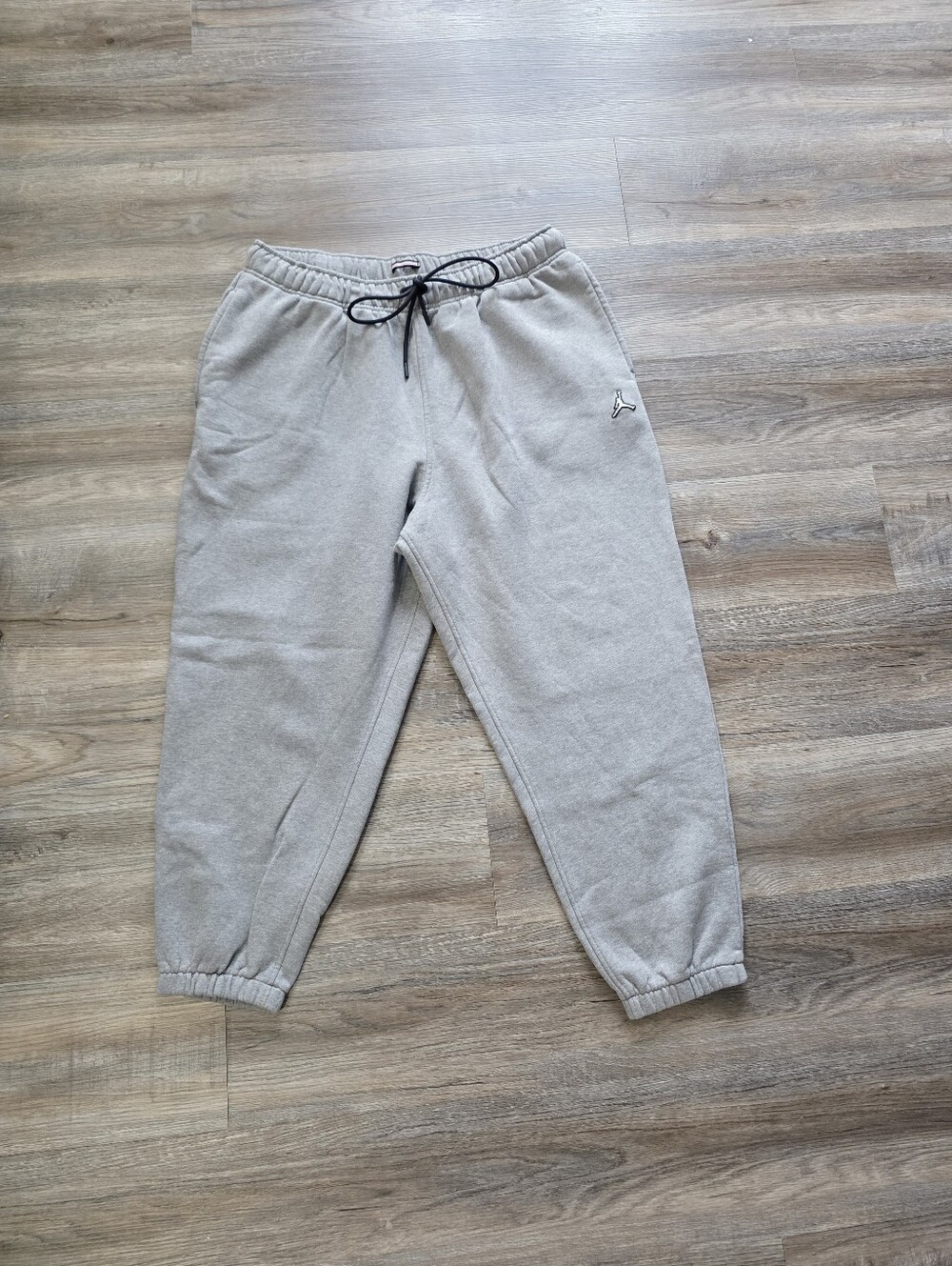 Jordan Men's Light Gray Fleece Joggers Size 3XL